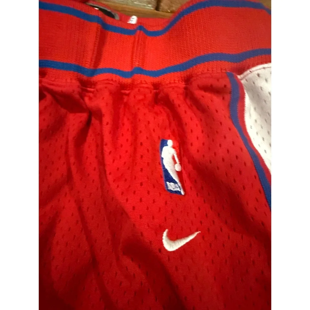 Mens Nike Philadelphia 76ers Old School Mesh Baggy Basketball Shorts Size XL